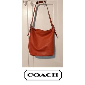 Orange Coach Purse